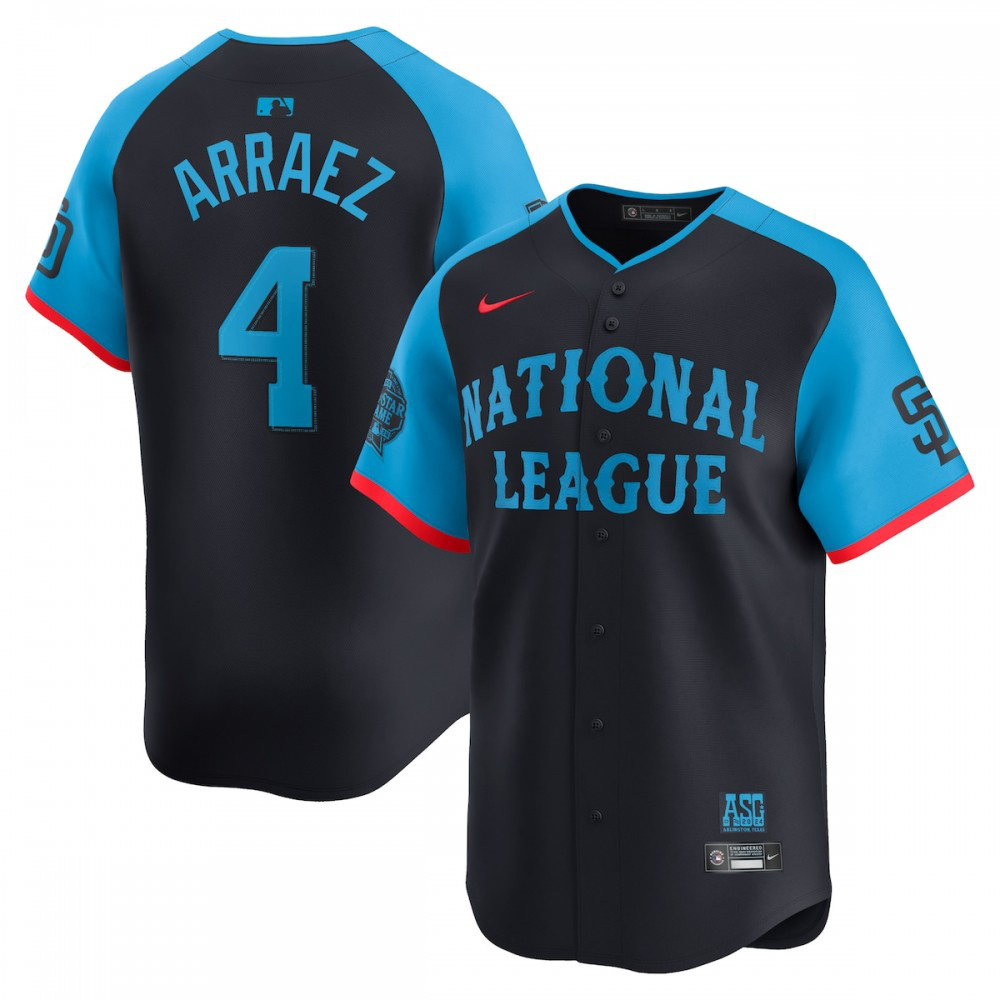 Luis Arraez National League 2024 MLB All-Star Game Limited Player Jersey - Navy-Pro Kit Vault | Brand New 26/27 Sports Jerseys